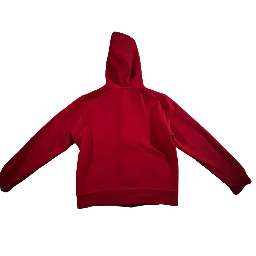 Polo Ralph Lauren Hoodie Boys‎ M 10-12 Red Full Zip Pony Logo Fleece Sweatshirt